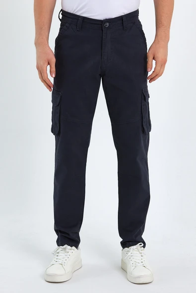 Erkek Baggy Fit Kargo Pantolon - Rahat Kesim ürün görseli 1