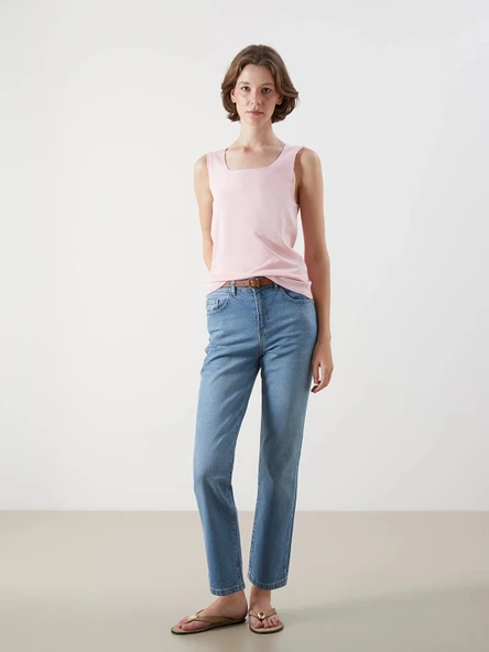 LCW Jeans Indigo Slim Fit Kadın Jean Pantolon ürün görseli 1