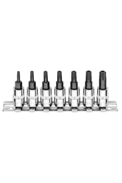 CETA-FORM C08S-RTP7 Torx Uçlu Lokma Takımı 1/4" 7 Parça ürün görseli 1