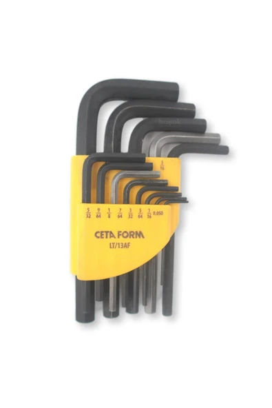 0.05-3/8 Inch Allen Takımı Sae 13 Parça Lt/13af ürün görseli 1