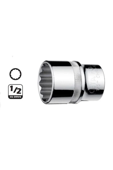 Ceta 3/4" 12 Köşe (Yıldız) Lokma Anahtar - 27 mm - C32-B27 ürün görseli 1
