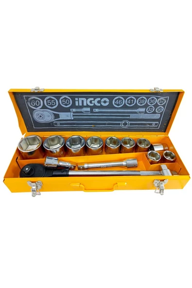 İngco 3/4 15 Parça Lokma Seti Metal Kutulu ürün görseli 1