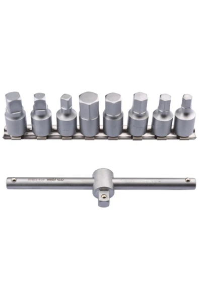 9 Parça 3/8" Karter Tapa Anahtar Takımı ürün görseli 1