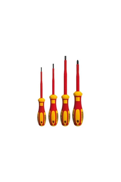 G99-402 Vde-4 Parça C-plus 1000v Izoleli Tornavida Takımı - G99-402 ürün görseli 1