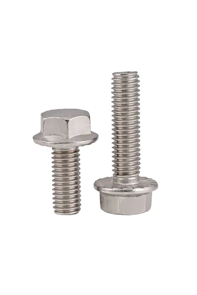 Civata Standart 10'lu Paket DIN 6921.S FLANŞLI AKB TIRTILLI 8.8 Metrik 12x1,75x30 ürün görseli 1