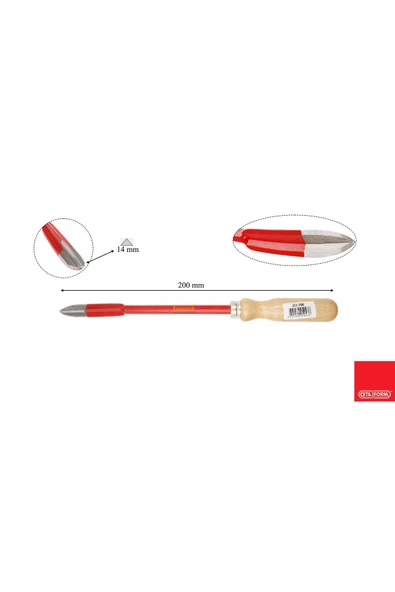 J83-200 Üç Kenarlı Kaşık Raspa - Resim 2
