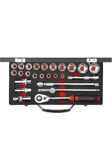 25 Pc,1/2"6 Köşe Lokma Tk,/pls,çantalı ürün görseli 1