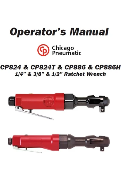 Chicago Pneumatic CP886H 1/2" Havalı Cırcır - Resim 4