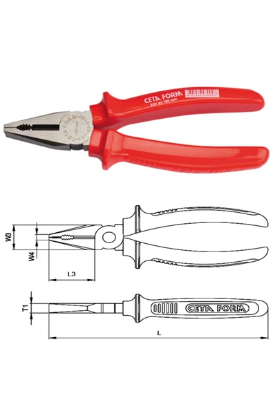 E01-43-0160 Kombine Pense 160 Mm - Resim 6