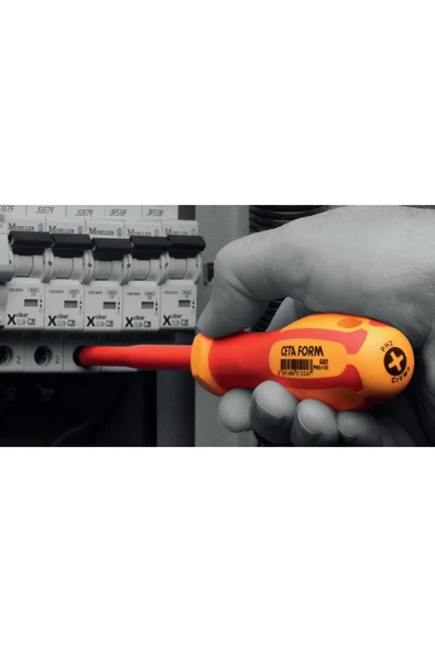 1000 Volt Vde Izoleli Bits Tornavidası G26/bt - Resim 3