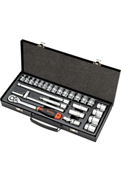 1/2” Lokma Takımı 25 Parça - 12 Köşe - Inch ürün görseli 1