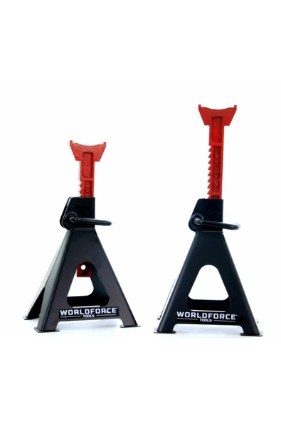 Worldforce 3 Ton Kriko Standı Araç Altı Sehpa (2 ADET SET) ürün görseli 1