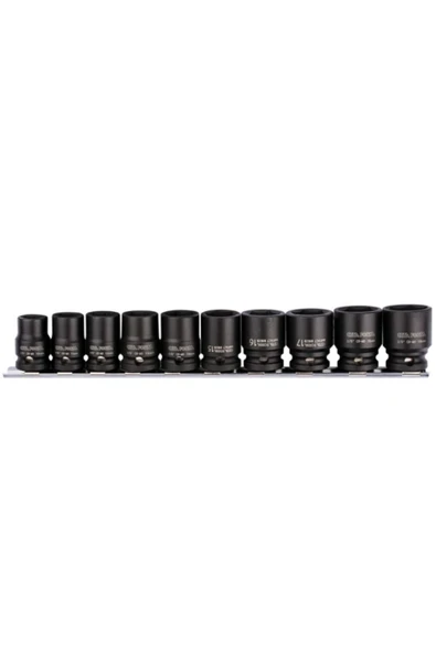 10 Parça 3/8" 6 Köşe Havalı Lokma Anahtar Takımı ürün görseli 1