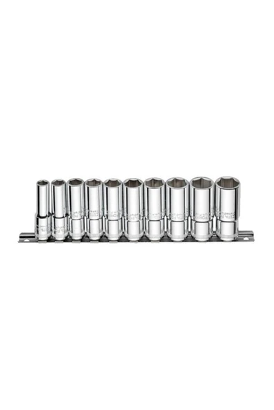 Ceta 10 Parça 3/8” 6 Köşe Derin Lokma Anahtar Takımı - C14-RH10 ürün görseli 1