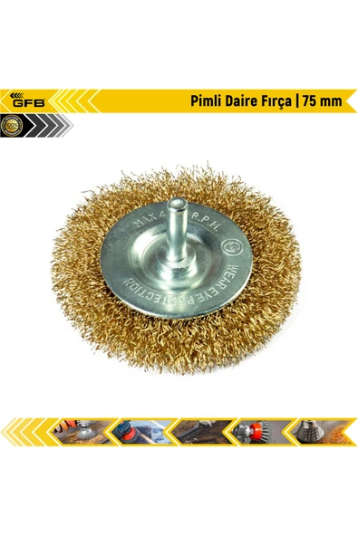 Pimli Daire Fırça | 75 mm ürün görseli 1