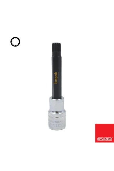 M8 Xzn Uçlu Uzun 1/2” Lokma C28s-x08l ürün görseli 1