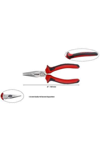 Kargaburun Polişajlı DuoTech Sap 160 mm - Resim 4