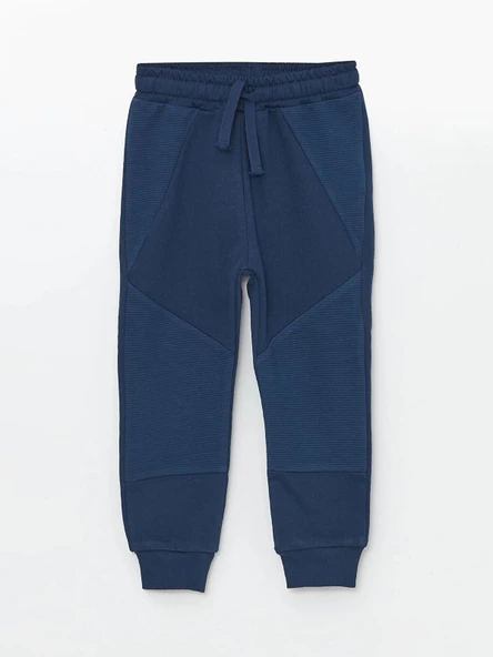 LCW Kids Indigo Beli Lastikli Kalın Erkek Çocuk Jogger Eşofman Altı ürün görseli 1