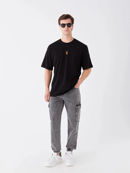 LCW Jeans Siyah 780 Jogger Erkek Jean Pantolon ürün görseli 1