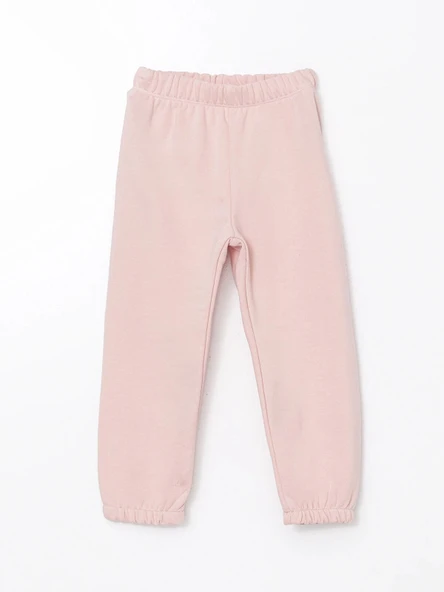 LCW Kids Pembe Beli Lastikli Kız Çocuk Eşofman Altı ürün görseli 1