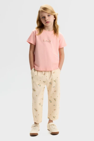 Kız Çocuk Full Bloom Pantolon NK-51513 ürün görseli 1