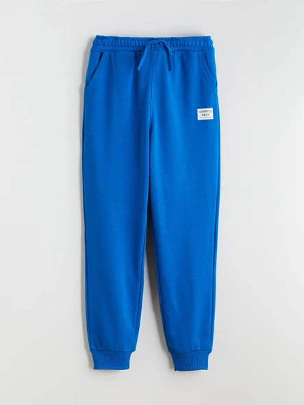 LCW Kids Mavi Beli Lastikli Erkek Çocuk Jogger Eşofman Altı ürün görseli 1