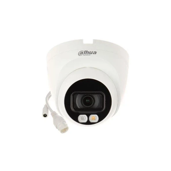 DAHUA IPC-HDW1249T-S-IL-0280B 2MP 2.8MM 30MT DAHİLİ SESLİ / FULL COLOR H265+ POE IR DOME IP KAMERA ürün görseli 1