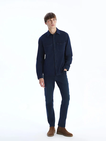LCW Jeans Indigo 750 Slim Fit Erkek Jean Pantolon ürün görseli 1