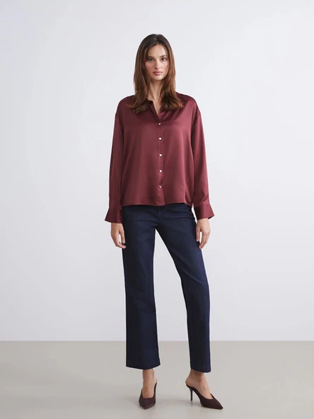LCW Jeans Indigo Flare Kadın Jean Pantolon ürün görseli 1