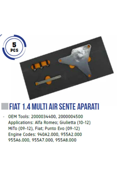 Fiat 1.4 Multi Air Sente Aparatı - 5 Parça - Resim 2