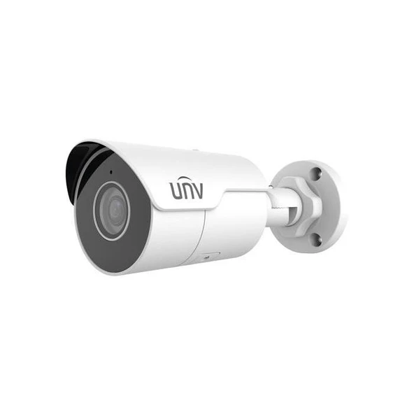 UNIVIEW IPC2128LE-ADF40KM-G 8MP 4MM 50MT H265+ IP67 DAHİLİ SES IR BULLET IP KAMERA ürün görseli 1