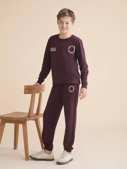 LCW Kids Mürdüm Beli Lastikli Erkek Çocuk Jogger Eşofman Altı ürün görseli 1