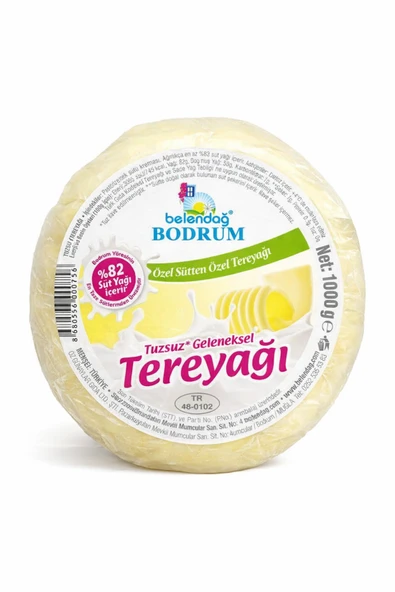 Belendağ Bodrum Tuzsuz Geleneksel Tereyağı 1 kg ürün görseli 1