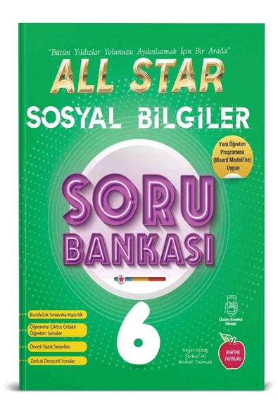 Newton 6. Sınıf Allstar Sosyal Bilgiler Soru Bankası ürün görseli 1
