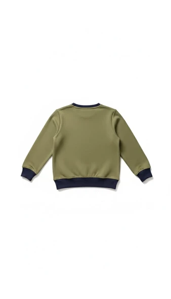 Çocuk Swaetshirt / Logo Baskılı - Asgari - Resim 3