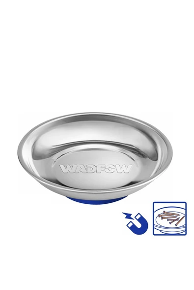 Wadfow Manyetik Tepsi Parça Tutma Mıknatıslı Yuvarlak 150MM ürün görseli 1