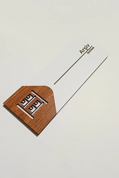 Arşiv Kapı Tabelası  | 19x7 cm Çift Katmanlı - Resim 2
