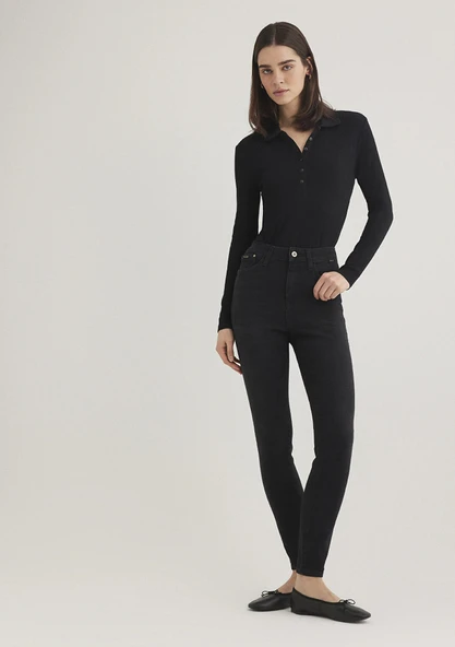 Mavi 100980-82211 Serenay Gold Premium Antrasit Smoke Jean Pantolon ürün görseli 1