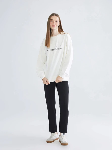 LCWAIKIKI Classic Siyah Slim Mom Kadın Jean Pantolon ürün görseli 1