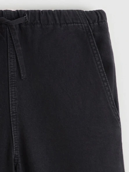 LCW Kids Siyah Wideleg Kız Çocuk Jean Pantolon ürün görseli 1