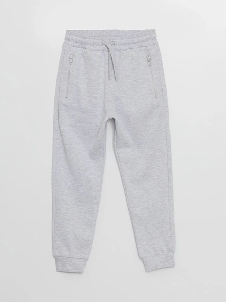 LCW Kids Gri Beli Lastikli Erkek Çocuk Jogger Eşofman Altı ürün görseli 1