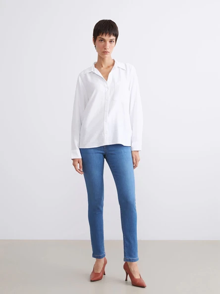 LCW Jeans Indigo Push Up Kadın Jean Pantolon ürün görseli 1