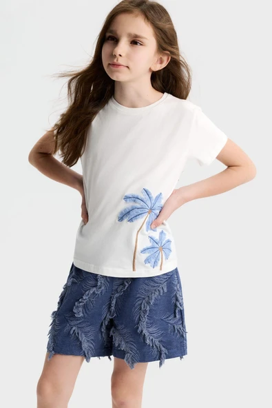 Kız Çocuk Flora Tişört NK-31383 ürün görseli 1