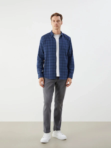 LCW Jeans Gri 779 Regular Fit Erkek Jean Pantolon ürün görseli 1