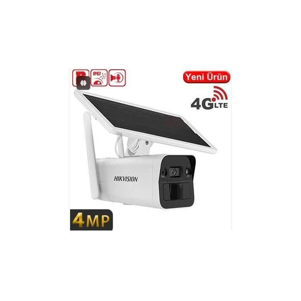 Hıkvısıon Ds-2Xs2T41G1-Id/4G/C05S07 1/3 Ps Cmos 4Mp 4Mm Solar 4G Kamera Sesli 4G Solar Kamera ürün görseli 1