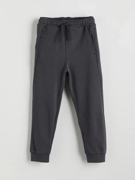 LCW Kids Antrasit Beli Lastikli Erkek Çocuk Jogger Eşofman Altı ürün görseli 1