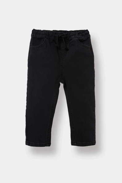 Defacto D2520A5NM36 DENIM Erkek Bebek Beli Lastikli Jean Pantolon ürün görseli 1