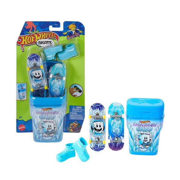 HTP10 Hot Wheels Skate İkili Parmak Kaykay Kutusu (Aromalı Sakız Kutusu Temalı) ürün görseli 1