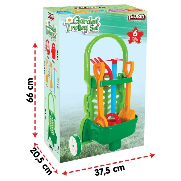07 619 ARABALI BAHÇE SETİ - Resim 4