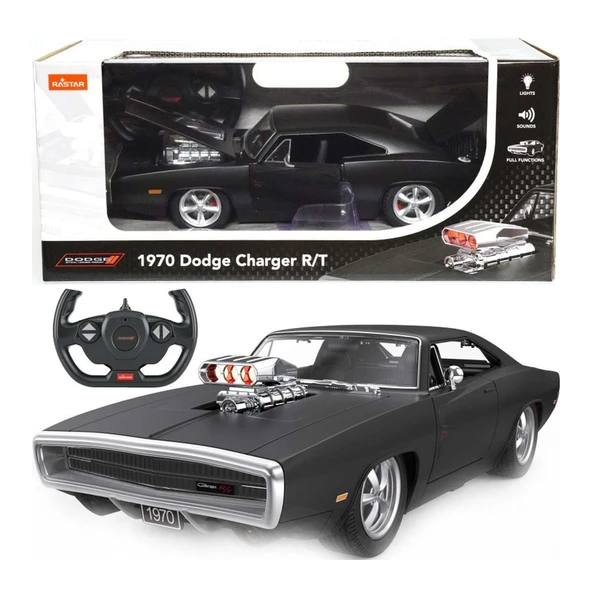 99010 1970 Dodge Charger R/T Sesli ve Işıklı Uzaktan Kumandalı Araba -Sunman ürün görseli 1